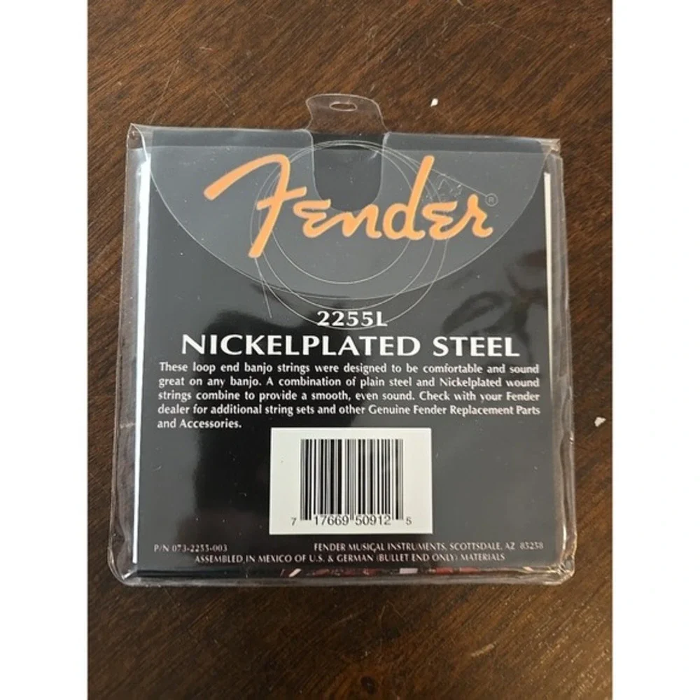 Fender Banjo‎ Guitar Strings Nickelplated Steel Light 2255L